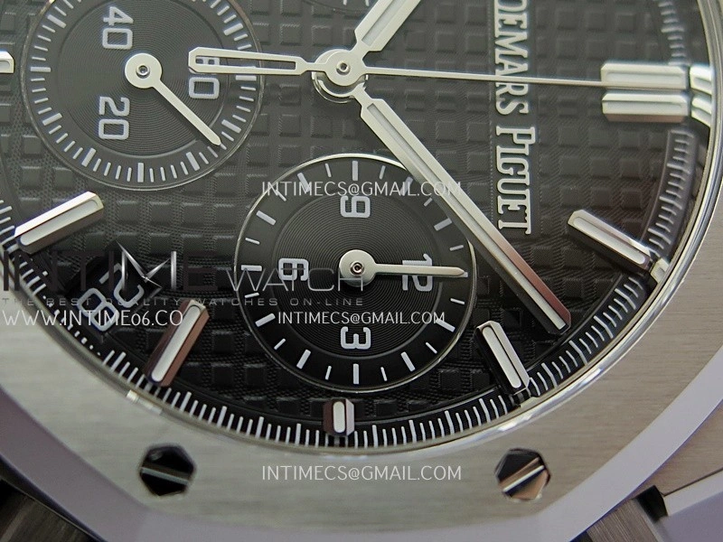 Royal Oak Chrono 26240 SS APSF 1:1 Best Edition Black Dial on SS Bracelet SA4401 Super Clone