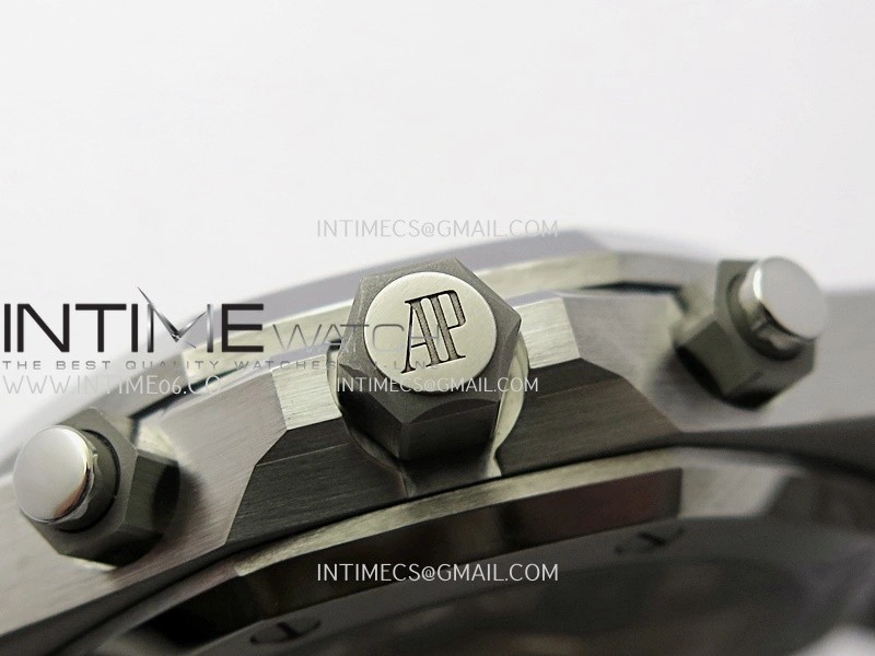 Royal Oak Chrono 26240 SS APSF 1:1 Best Edition Black Dial on SS Bracelet SA4401 Super Clone