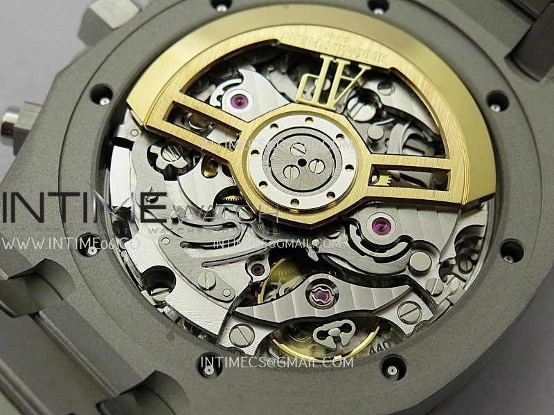Royal Oak Chrono 26240 SS APSF 1:1 Best Edition Black Dial on SS Bracelet SA4401 Super Clone