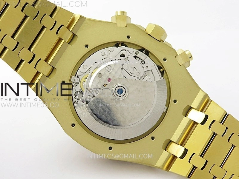 Royal Oak Chrono 26331ST YG IPF 1:1 Best Edition Blue Dial Gold subdial on SS Bracelet A7750