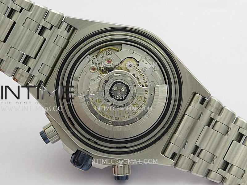 Chronomat B01 44mm SS TF 1:1 Best Edition Blue Dial On SS Bracelet A7750 To Cal.01