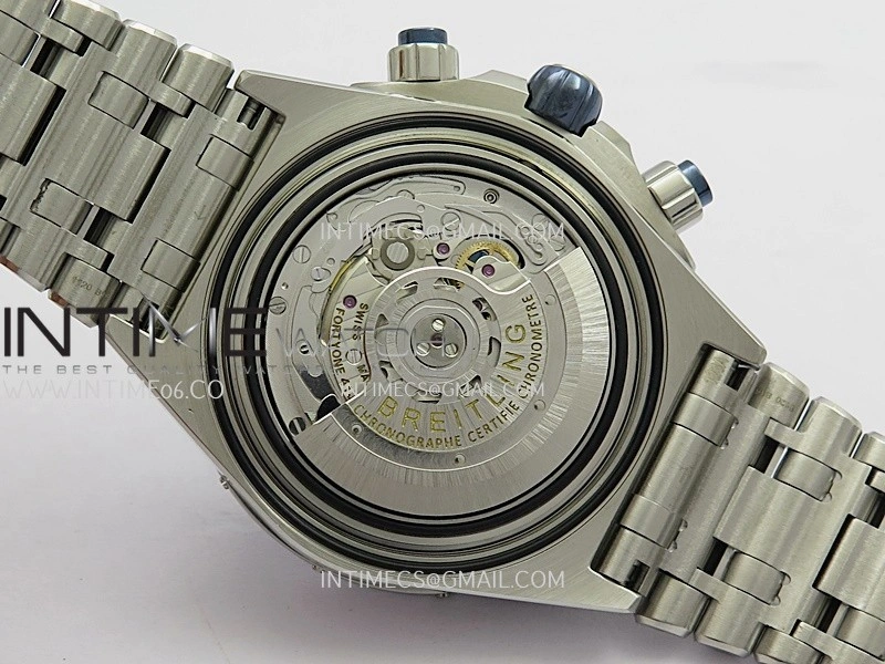 Chronomat B01 44mm SS TF 1:1 Best Edition Blue Dial On SS Bracelet A7750 To Cal.01