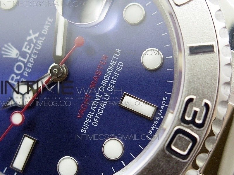 Yacht-Master 116622 904L SS GMF 1:1 Best Edition Blue Dial on 904L SS Bracelet A2836