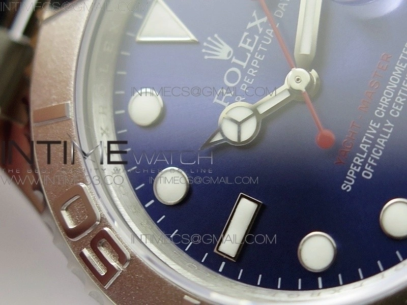 Yacht-Master 116622 904L SS GMF 1:1 Best Edition Blue Dial on 904L SS Bracelet A2836