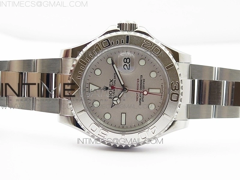 Yacht-Master 116622 904L SS GMF 1:1 Best Edition Gray Dial on 904L SS Bracelet A2836