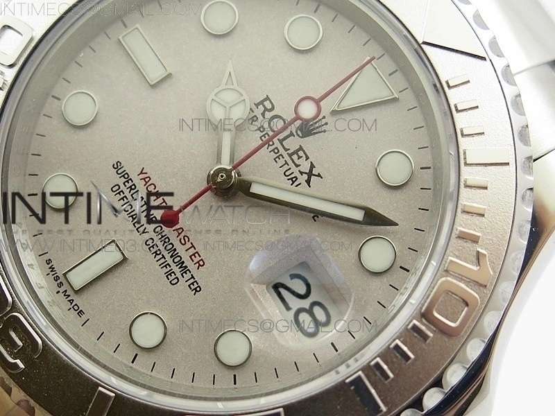 Yacht-Master 116622 904L SS GMF 1:1 Best Edition Gray Dial on 904L SS Bracelet A2836