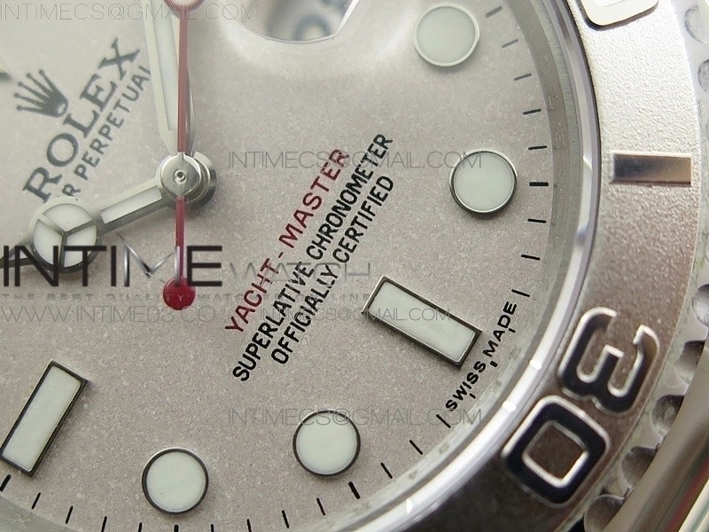 Yacht-Master 116622 904L SS GMF 1:1 Best Edition Gray Dial on 904L SS Bracelet A2836