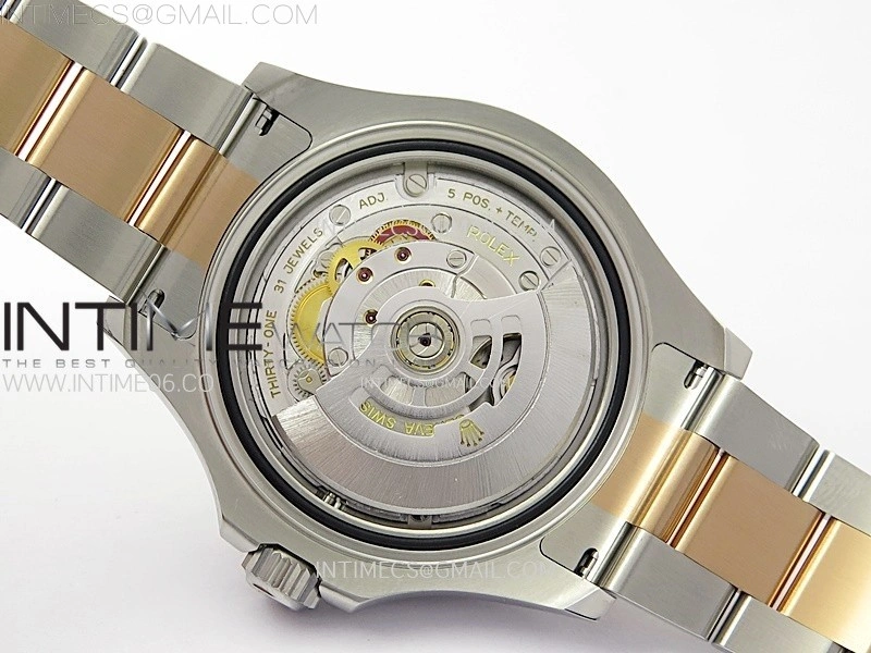 Yacht-Master 126621 904L RG VSF 1:1 Best Edition Black Dial On 904L RG Bracelet VS3235