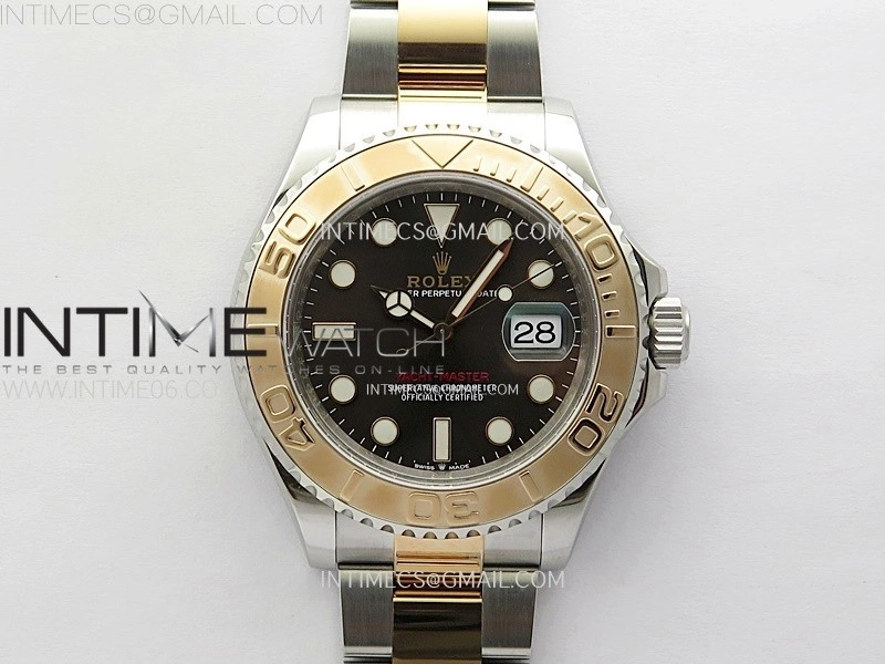 Yacht-Master 126621 904L RG VSF 1:1 Best Edition Brown Dial On 904L RG Bracelet VS3235