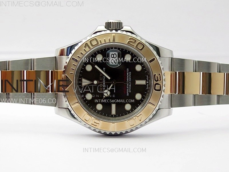 Yacht-Master 126621 904L RG VSF 1:1 Best Edition Brown Dial On 904L RG Bracelet VS3235
