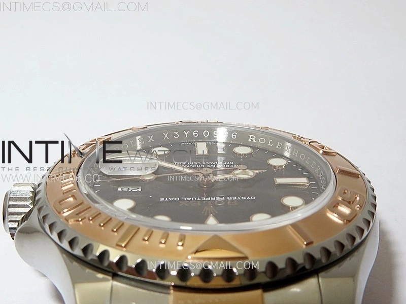Yacht-Master 126621 904L RG VSF 1:1 Best Edition Brown Dial On 904L RG Bracelet VS3235