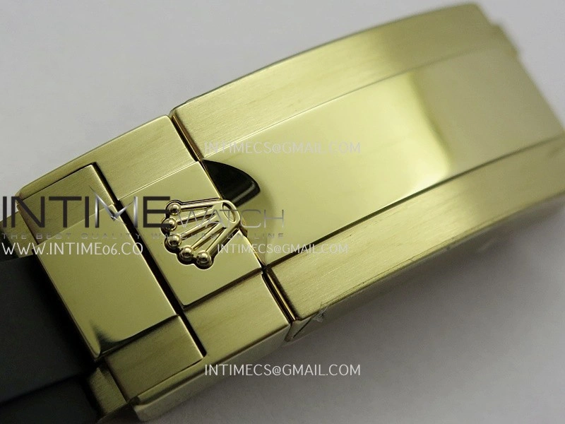 Yacht-Master 226658 42mm Gain Weight YG QF 1:1 Black Dial On Oysterflex Strap SH3235