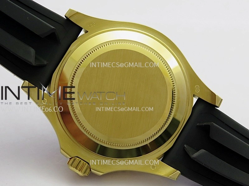 Yacht-Master 226658 42mm Gain Weight YG QF 1:1 Black Dial On Oysterflex Strap SH3235