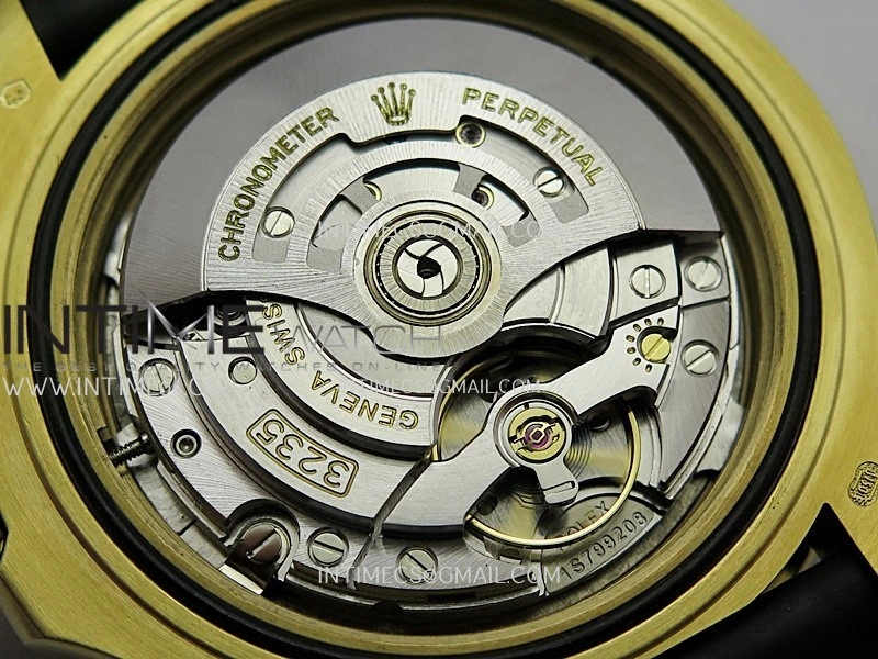 Yacht-Master 226658 42mm Gain Weight YG QF 1:1 Black Dial On Oysterflex Strap SH3235