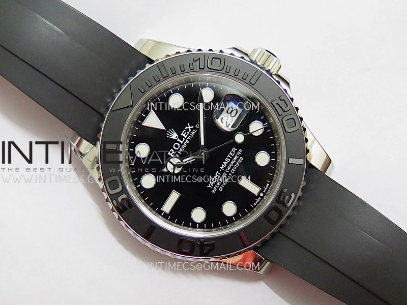 Yacht-Master 42mm 226659 VF 1:1 Best Edition Black Dial On Black Rubber Strap DD3235