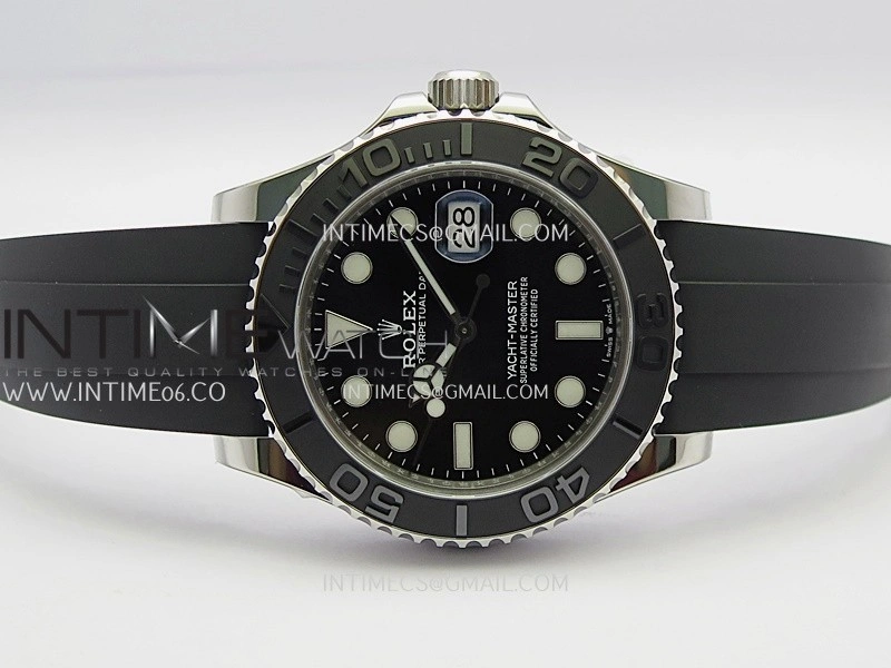 Yacht-Master 42mm 226659 VF 1:1 Best Edition Black Dial On Black Rubber Strap DD3235