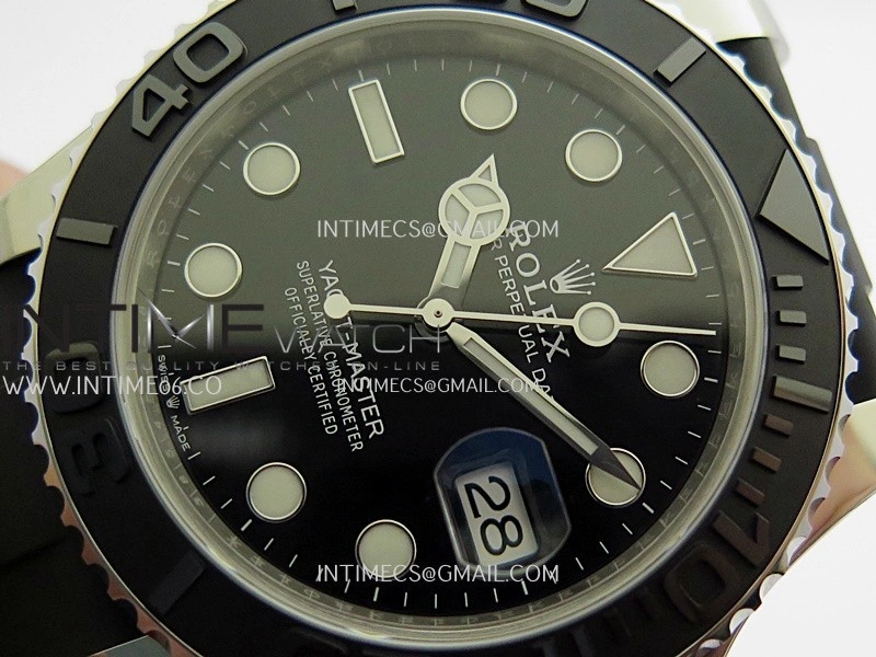Yacht-Master 42mm 226659 VF 1:1 Best Edition Black Dial On Black Rubber Strap DD3235