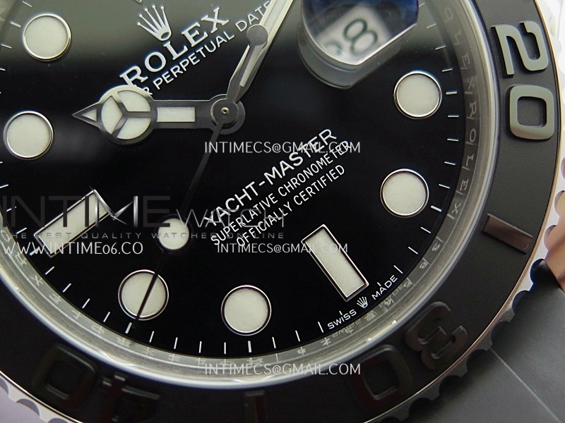 Yacht-Master 42mm 226659 VF 1:1 Best Edition Black Dial On Black Rubber Strap DD3235