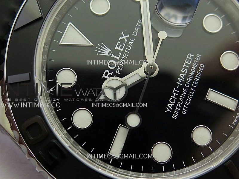 Yacht-Master 42mm 226659 VF 1:1 Best Edition Black Dial On Black Rubber Strap DD3235