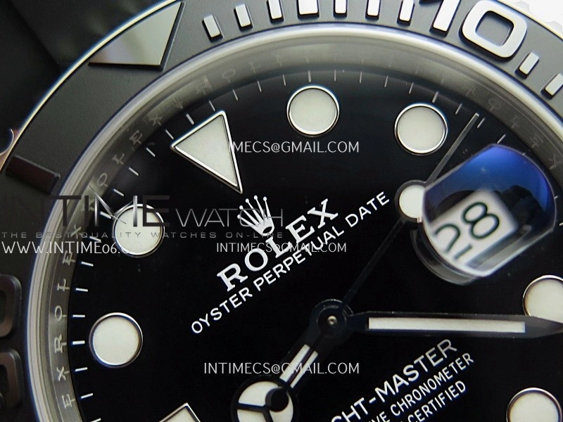 Yacht-Master 42mm 226659 VF 1:1 Best Edition Black Dial On Black Rubber Strap DD3235
