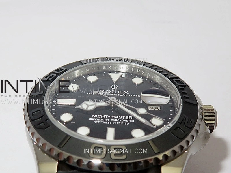 Yacht-Master 42mm 226659 VF 1:1 Best Edition Black Dial On Black Rubber Strap DD3235