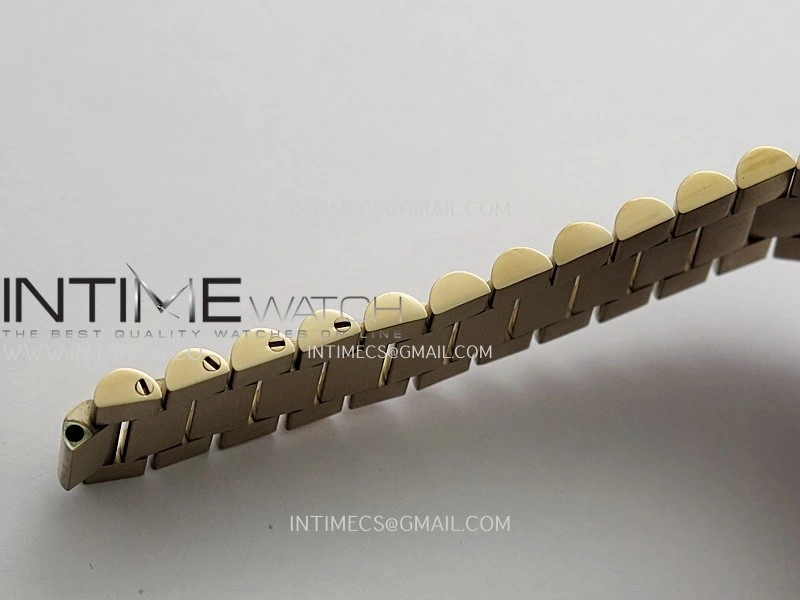 Day Date 128235 Gain Weight RG QF 1:1 Best Edition Green Dial Roman Markers On RG President Bracelet A2836