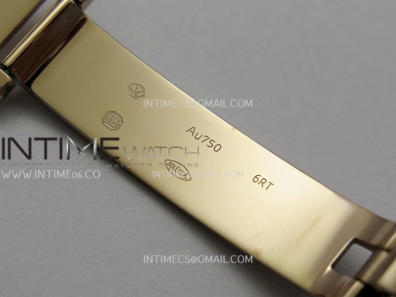 Day Date 128235 Gain Weight RG QF 1:1 Best Edition Green Dial Roman Markers On RG President Bracelet A2836