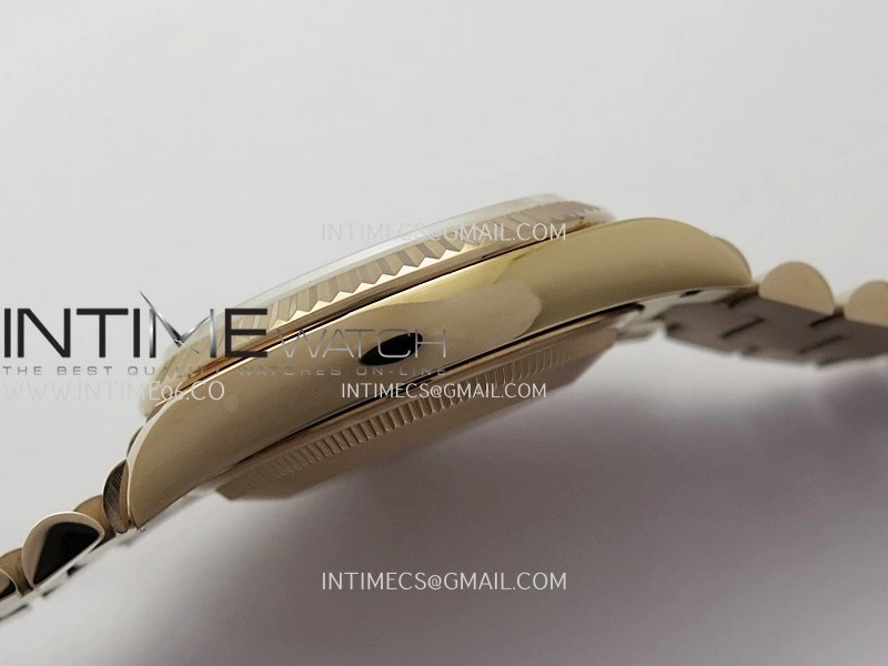 Day Date 128235 Gain Weight RG QF 1:1 Best Edition RG Dial T Diamond Marker On RG President Bracelet A2836