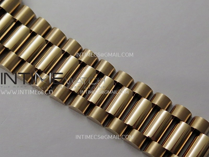 Day Date 128235 Gain Weight RG QF 1:1 Best Edition RG Dial T Diamond Marker On RG President Bracelet A2836