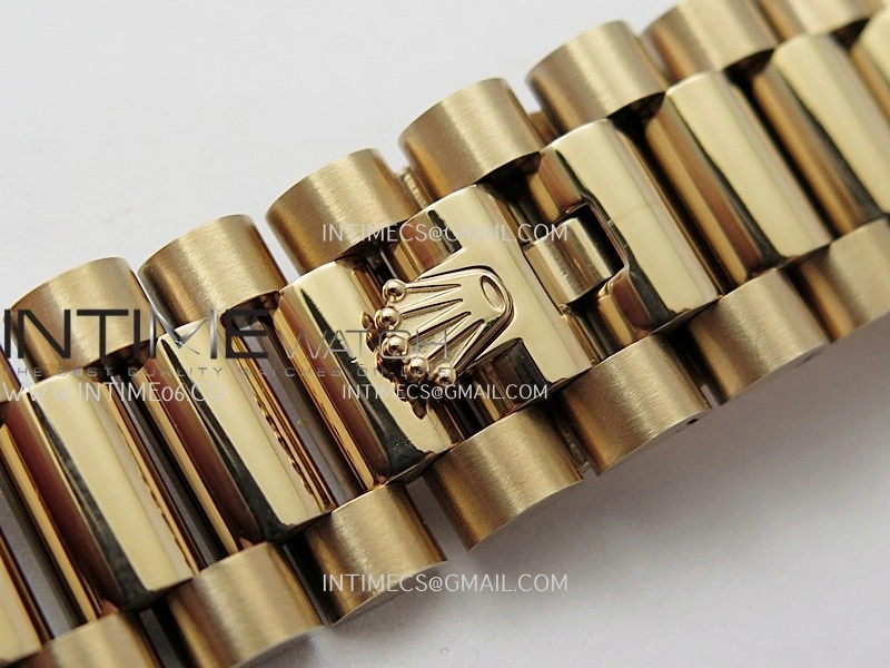 Day Date 128235 Gain Weight RG QF 1:1 Best Edition RG Dial T Diamond Marker On RG President Bracelet A2836