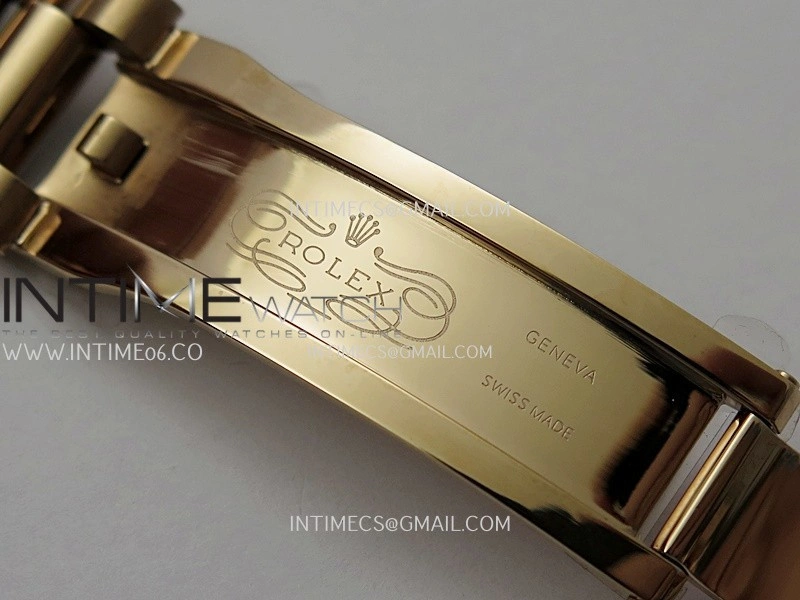 Day Date 128235 Gain Weight RG QF 1:1 Best Edition RG Dial T Diamond Marker On RG President Bracelet A2836