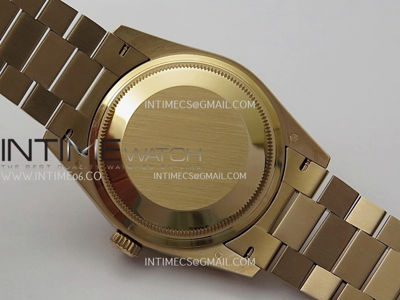 Day Date 128235 Gain Weight RG QF 1:1 Best Edition RG Dial T Diamond Marker On RG President Bracelet A2836