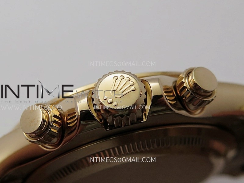 Daytona 126505 Gain Weight RG QF 1:1 Best Edition RG Black Dial T Crystal Markers On RG Bracelet SH4131 V6