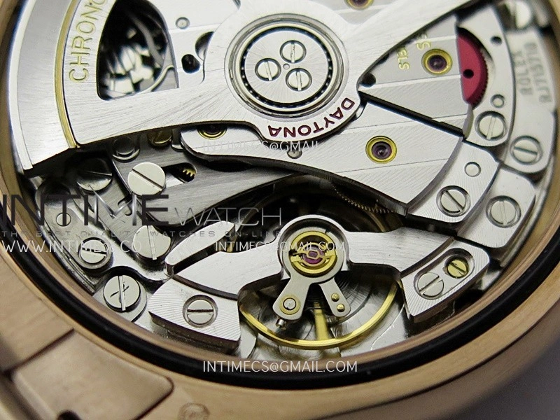 Daytona 126505 Gain Weight RG QF 1:1 Best Edition RG Black Dial T Crystal Markers On RG Bracelet SH4131 V6