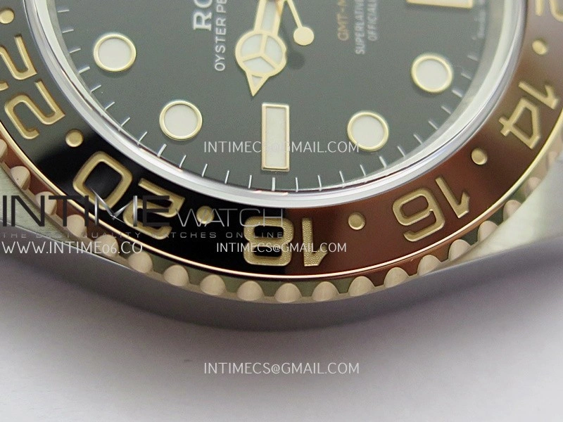 GMT-Master II 126711 CHNR Gain Weight VSF 1:1 Best Edition Black Dial On SS RG Oyster Bracelet Super Clone DD3285 CHS