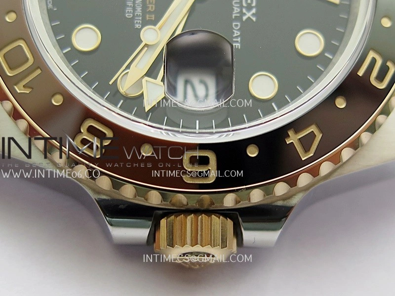 GMT-Master II 126711 CHNR Gain Weight VSF 1:1 Best Edition Black Dial On SS RG Oyster Bracelet Super Clone DD3285 CHS