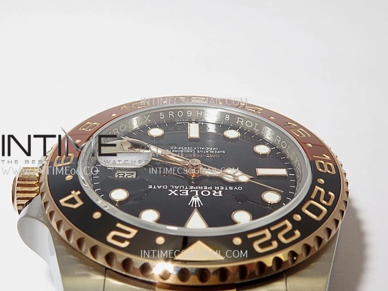 GMT-Master II 126711 CHNR Gain Weight VSF 1:1 Best Edition Black Dial On SS RG Oyster Bracelet Super Clone DD3285 CHS