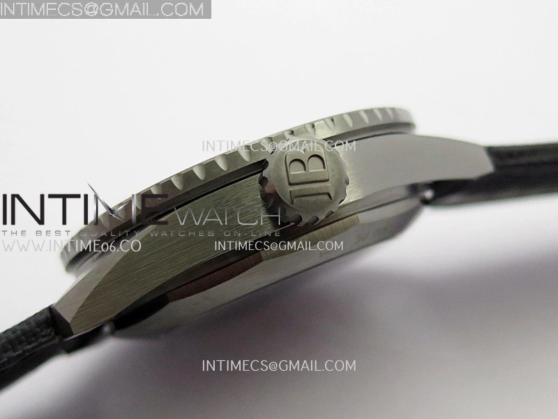 Fifty Fathoms Bathyscape Titanium Ceramic Bezel GF 1:1 Best Edition Blue Dial On Nylon Strap A1315