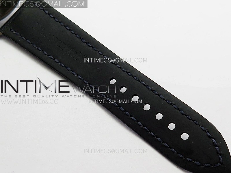Fifty Fathoms Bathyscape Titanium Ceramic Bezel GF 1:1 Best Edition Blue Dial On Nylon Strap A1315