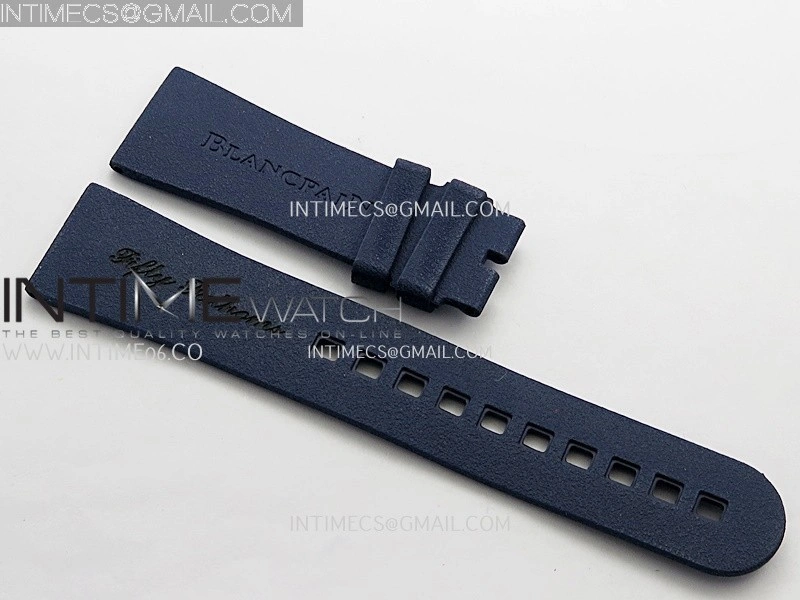 Fifty Fathoms Bathyscape Titanium Ceramic Bezel GF 1:1 Best Edition Blue Dial On Nylon Strap A1315