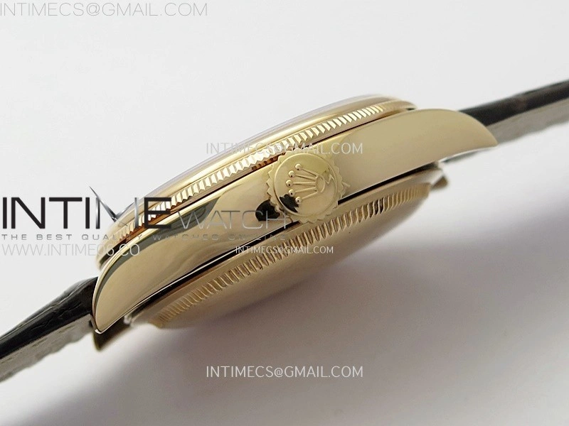 Cellini 50535 Moonphase RG GMF Best Edition White Dial on Brown Leather Strap A3195 V2