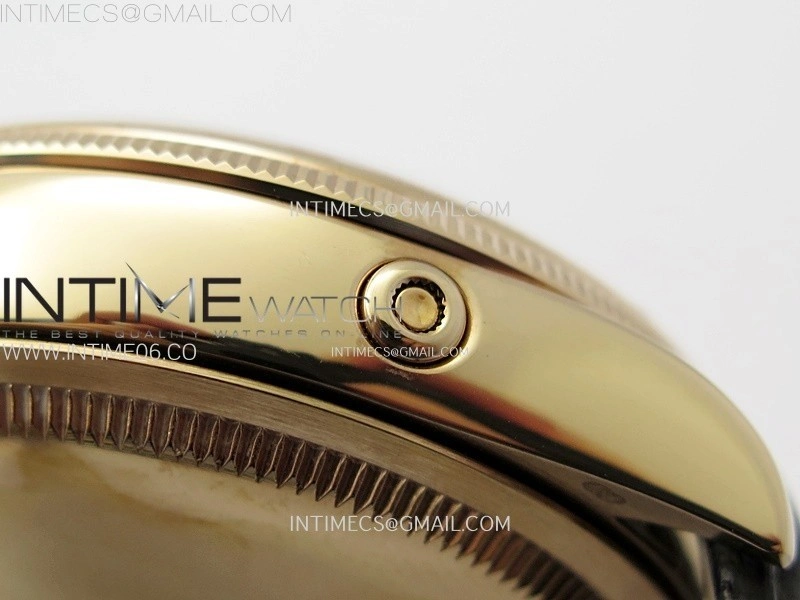 Cellini 50535 Moonphase RG GMF Best Edition White Dial on Brown Leather Strap A3195 V2