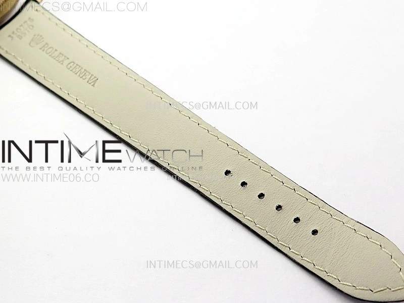 Cellini 50535 Moonphase RG GMF Best Edition White Dial on Brown Leather Strap A3195 V2