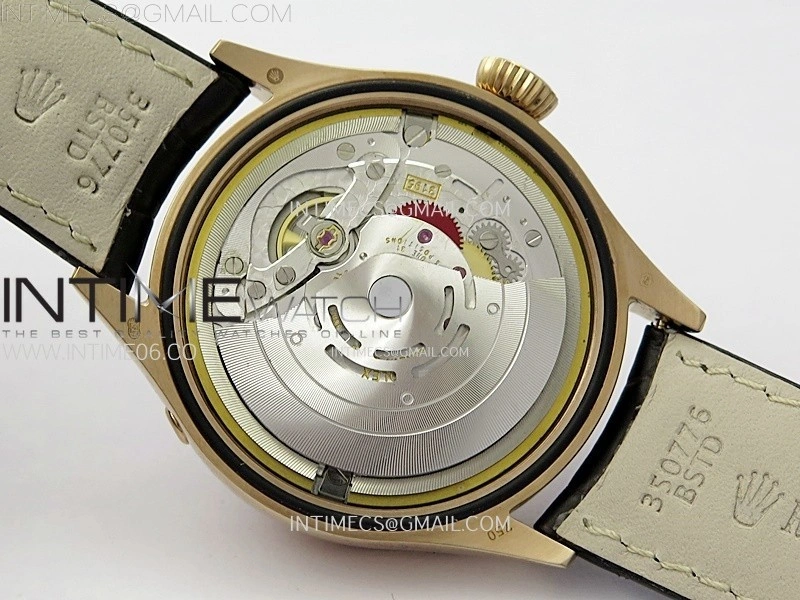 Cellini 50535 Moonphase RG GMF Best Edition White Dial on Brown Leather Strap A3195 V2