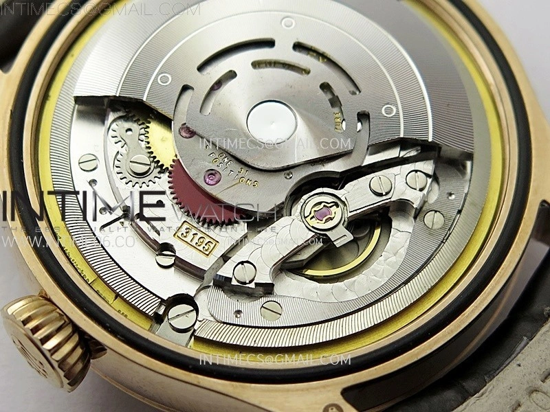 Cellini 50535 Moonphase RG GMF Best Edition White Dial on Brown Leather Strap A3195 V2