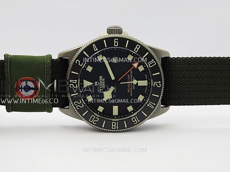 Pelagos M2542G247NU-0002 Ti B12 1:1 Best Edition Black dial Black Ceramic Bezel On Nylon Strap Miyota A2836