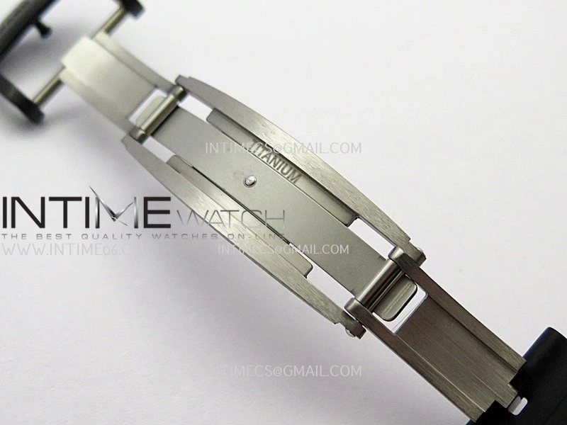 RM035-02 Black NTPT Black Crown Umi Office 1:1 Best Edition Skeleton Dial On Black Rubber Strap RMAL1 SuperClone V2