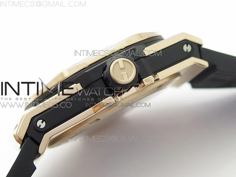Big Bang Sang Bleu RG Ti WWF 1:1 Best Edition Black Skeletonal Dial On Black Gummy Strap Asian HB1213 V2