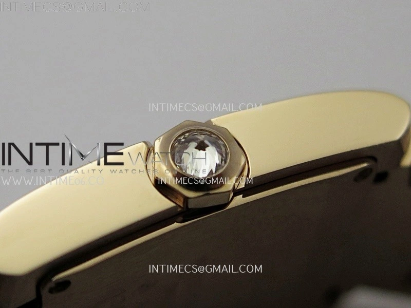 Tank Francaise Ladies 27mm Diamond Bezel RG 8848F 1:1 Best Edition Silver Dial on RG Bracelet Ronda Quartz V2