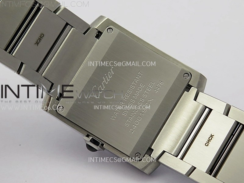 Tank Francaise Ladies 27mm Diamond Bezel SS 8848F 1:1 Best Edition Silver Dial on SS Bracelet Ronda Quartz V2